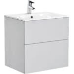 Tvättställsskåp Alterna Isella med Ariella Mineralkomposit Tvättställ