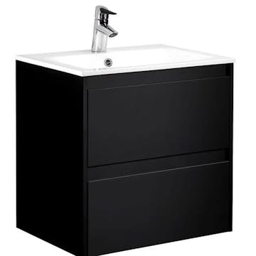 Tvättställsskåp Alterna Luxor Kompakt med Materialkomposit Tvättställ