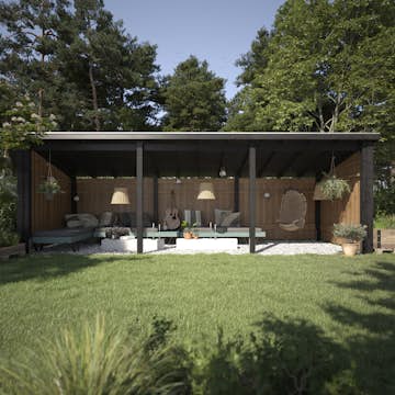 Bod PLUS Nordic Multi Trädgårdshus 14 m²