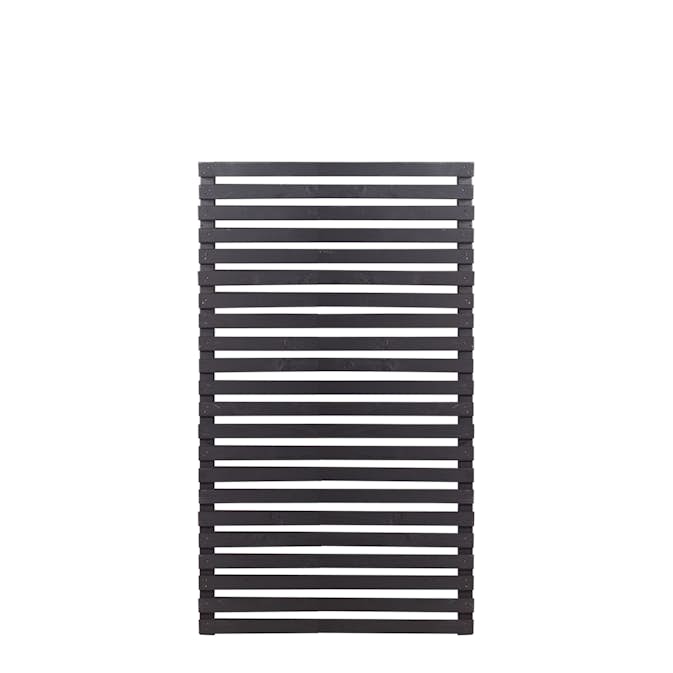 Staket PLUS Tokyo Grundmålad Svart 83×140 cm