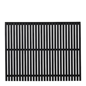 Staket PLUS Sendai Grundmålad Svart 180×140 cm