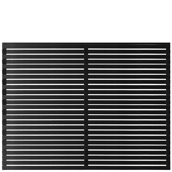 Skärm PLUS Osaka 180x136 cm Tryckimpregnerad grundmålad svart