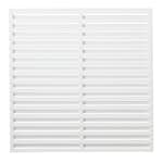 Staket PLUS Osaka Grundmålad Vit 180×180 cm