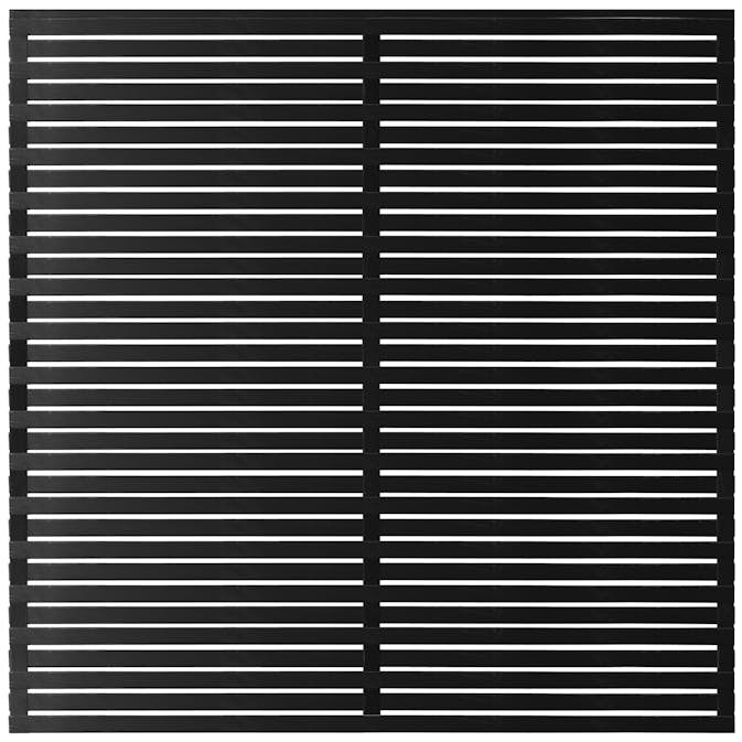 Skärm PLUS Osaka 180x180 cm Tryckimpregnerad grundmålad svart