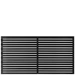 Skärm PLUS Osaka 180x90cm Tryckimpregnerad grundmålad svart