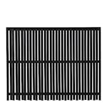 Staket PLUS Nagano Grundmålad Svart 80×140 cm