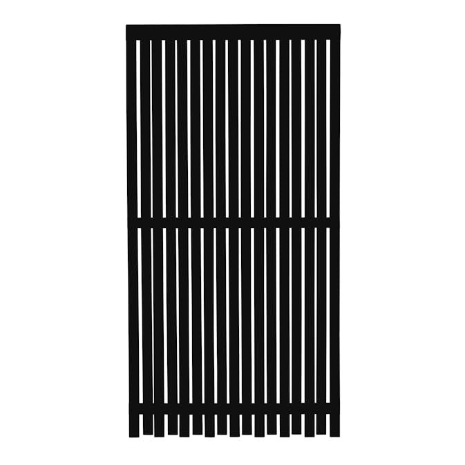 Staget PLUS Nagano Grundmålad Svart 90×180 cm