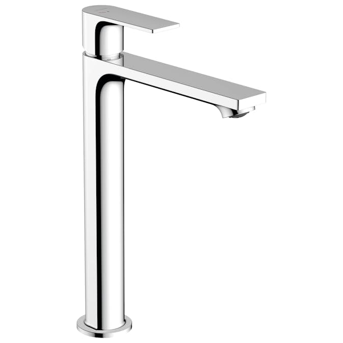 Tvättställsblandare Hansgrohe Rebris E 1-grepps 240 CoolStart med Lyftventil