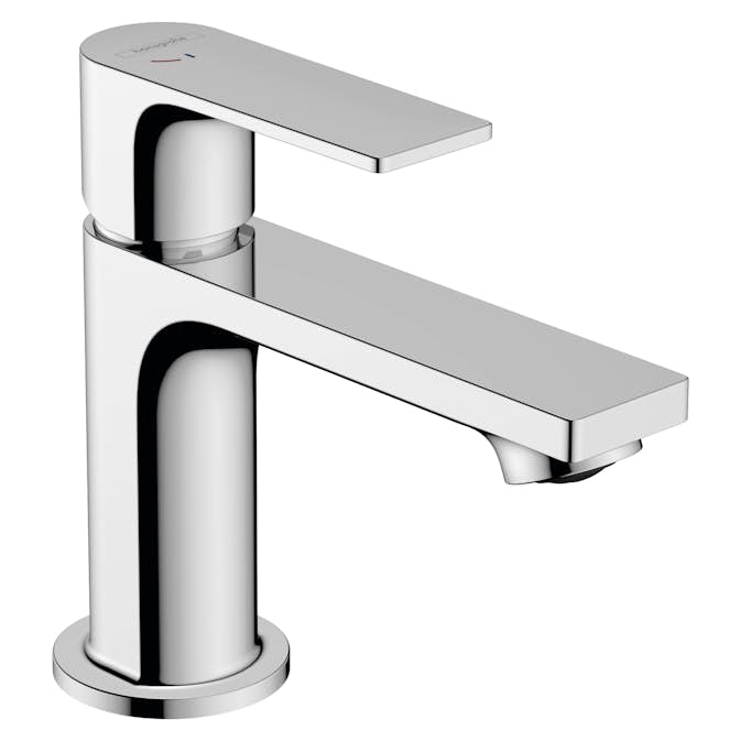 Tvättställsblandare Hansgrohe Rebris E 1-grepps 80 CoolStart utan Bottenventil