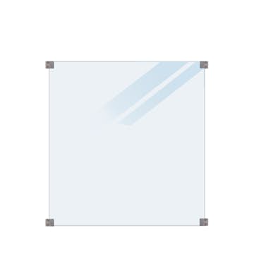 Glasstaket PLUS 90x91 Frostat