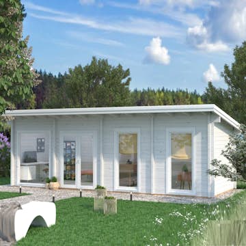 Attefallshus Palmako Heidi 24,5 m2 (inv. 22,5 m2) Obehandlad