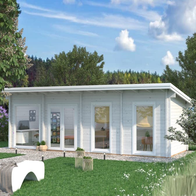 Attefallshus Palmako Heidi 24,5 m2 (inv. 22,5 m2) Obehandlad