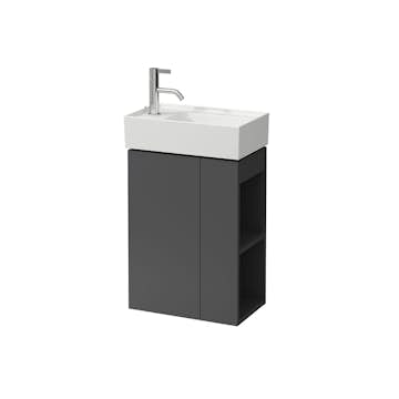 Tvättställsskåp Laufen Kartell med En Lucka och Öppen Avställningsyta