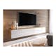 Mediamöbel In Living Skeda Trä/Vit Vägghängd TV-Bänk