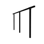 Pergola PLUS Cubic Enkel 2 Moduler Svart för Altan