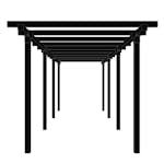 Pergola PLUS Cubic Dubbel 3 Moduler