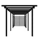 Pergola PLUS Cubic Dubbel 3 Moduler inkl. Tokyo Staket