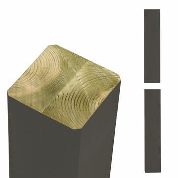 Träbjälke PLUS Cubic Jämnt Avskuret Ändar Umbragrå