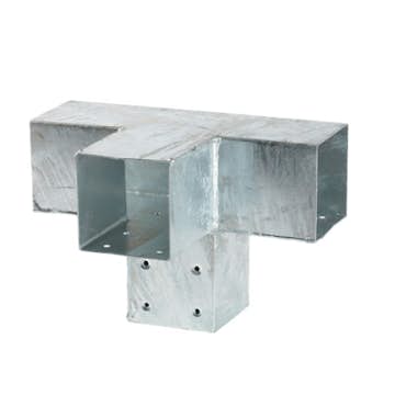 Cubic Förlängingsbeslag dubblet - till 9×9 cm stolper