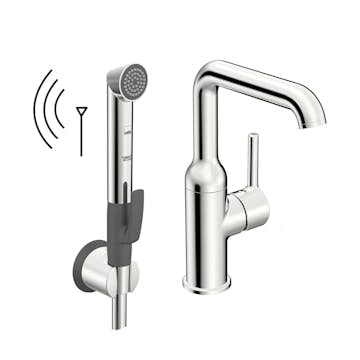 Tvättställsblandare Oras Optima Style 2615FH med Smart Bidetta Handdusch