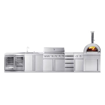 Fristående Utekök Myoutdoorkitchen Stainless Collection Kansas