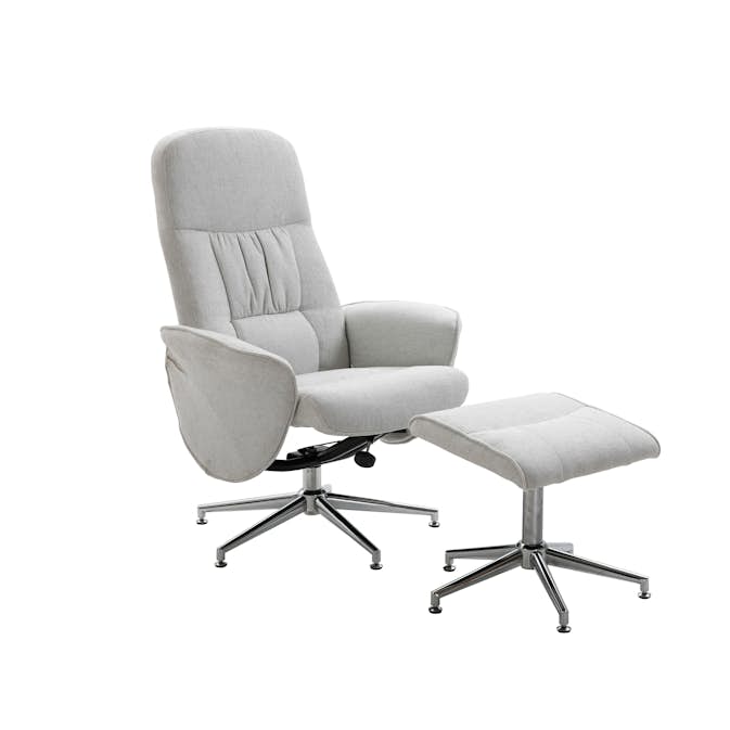 Fåtölj Venture Home Rolf med Fotpall