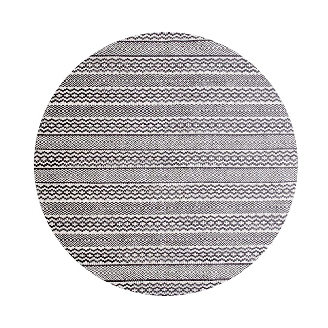 Handvävd Matta Venture Home Sishu Rund Ull