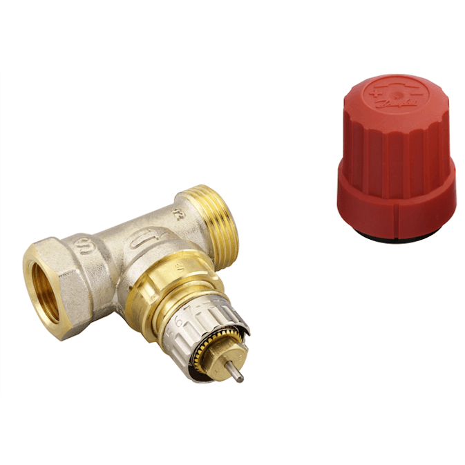 Ventil Danfoss RA-N Rak Med Förinställning