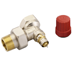 Ventilhus Danfoss Vinkel RA-N Med Nippel & Mutter