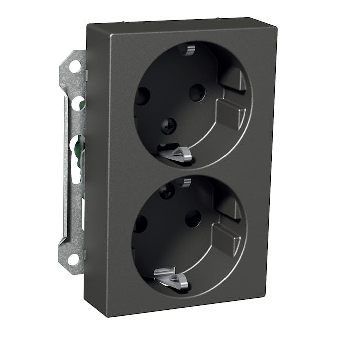 Vägguttagsinsats Schneider Electric Exxact
