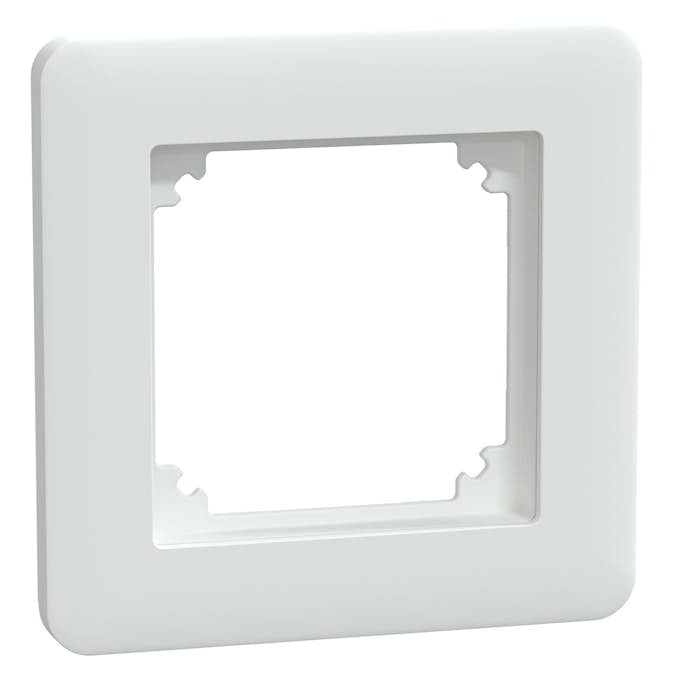 Ram 1-fack Schneider Electric Exxact Primo för Lodrät/Vågrät Montering Vit 10-pack