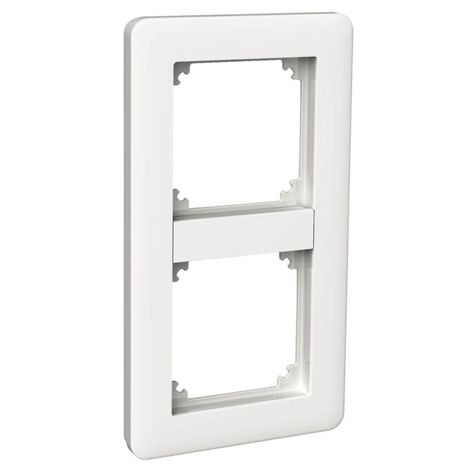 Ram 2-fack Schneider Electric Exxact Primo för Lodrät/Vågrät Montering Vit 5-pack