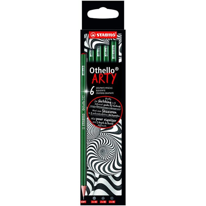 Blyertspennor Stabilo Othello B 3 olika x 2 st