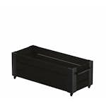 Blomlåda PLUS Blomlåda Cubic Svart 120x50x45 cm Utomhus, FSC-certifierad