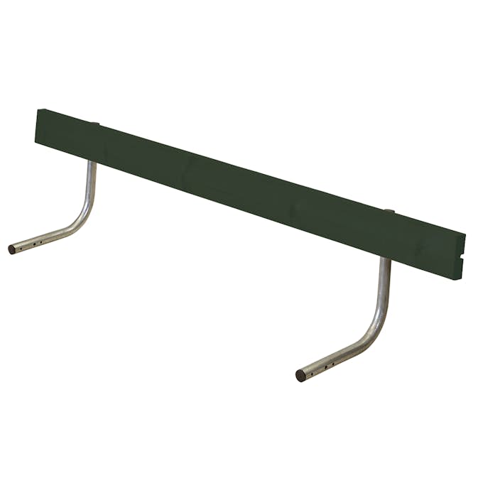 Ryggstöd PLUS Classic Picknickbord 177 cm Grön Utomhus