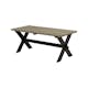 Träbord Utomhus PLUS Nostalgi Gråbrun/Svart i Furu