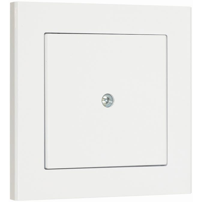 Strömbrytare Malmbergs Optima Blindplatta Skruvlös