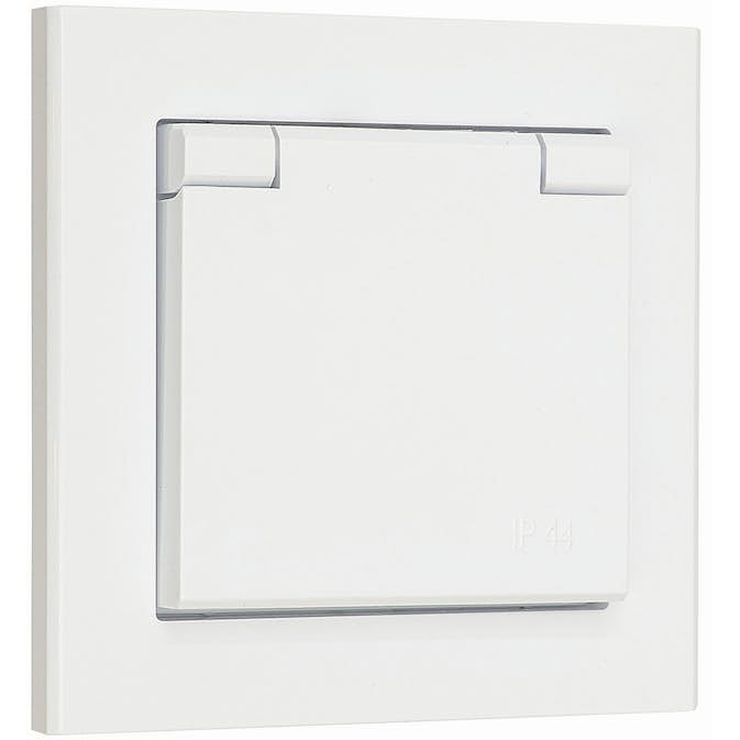 Vägguttag Malmbergs Optima 1-V IP44 med Skruvanslutning