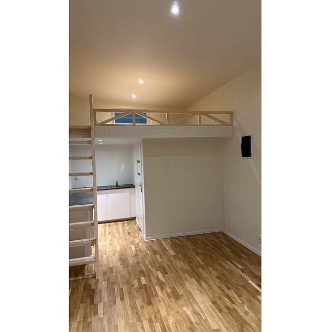 Nyckelfärdigt Attefallshus Attefallsbostaden Siri 30 m2 (40 m2 ink loft)