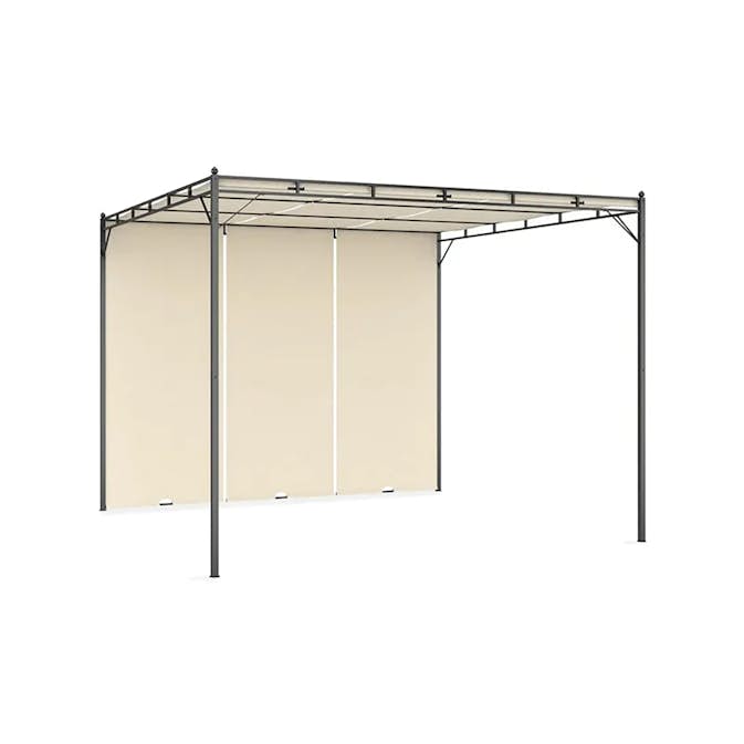 Paviljong vidaXL Draperier 3x3m
