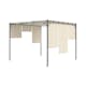 Paviljong vidaXL Draperier 3x3m