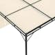 Paviljong vidaXL Draperier 3x3m