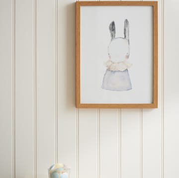 Innerpanel Moelven Furu 13x95x2700 mm Trend Pärlspont Målad Vit 8 st/bnt