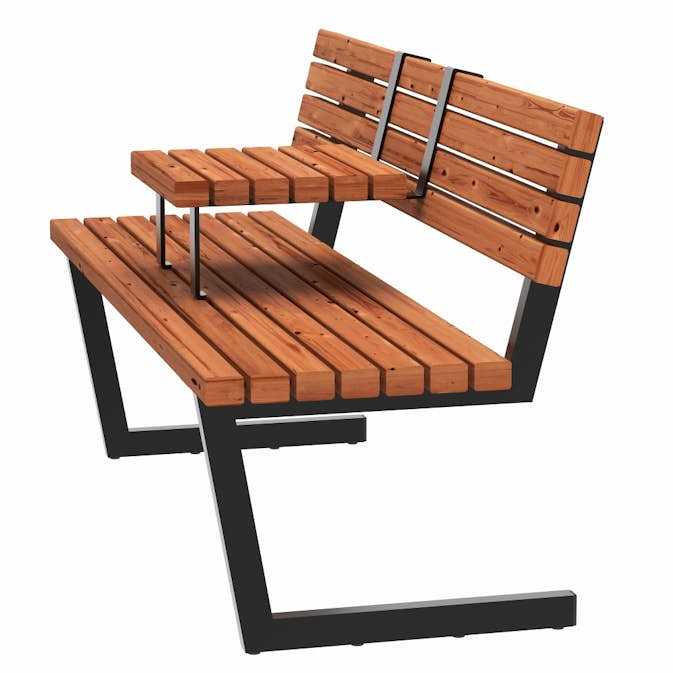 Relax Bänk PLUS 150 cm med Hängbord