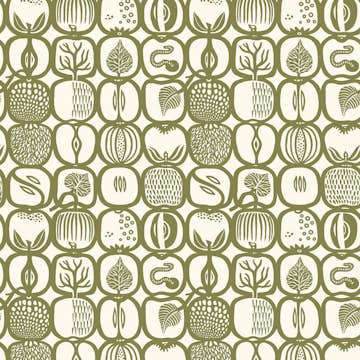 Tapet Boråstapeter Stig Lindberg Fruktlåda 1971