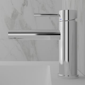 Tvättställsblandare Scandtap Steel Clear