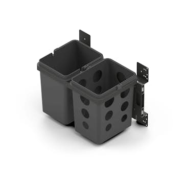 Källsortering Theofils Alicante 27X42 Sidomonterad Mörkgrå