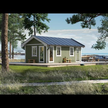 Attefallare Trähuset Wilma 30 kvm