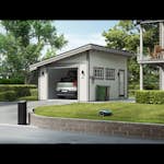 Garage Trähuset Pulpet 25 kvm