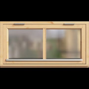 Fönster Trähuset Överkantshängt